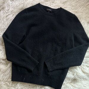 Quince Black Crew Neck Sweater
